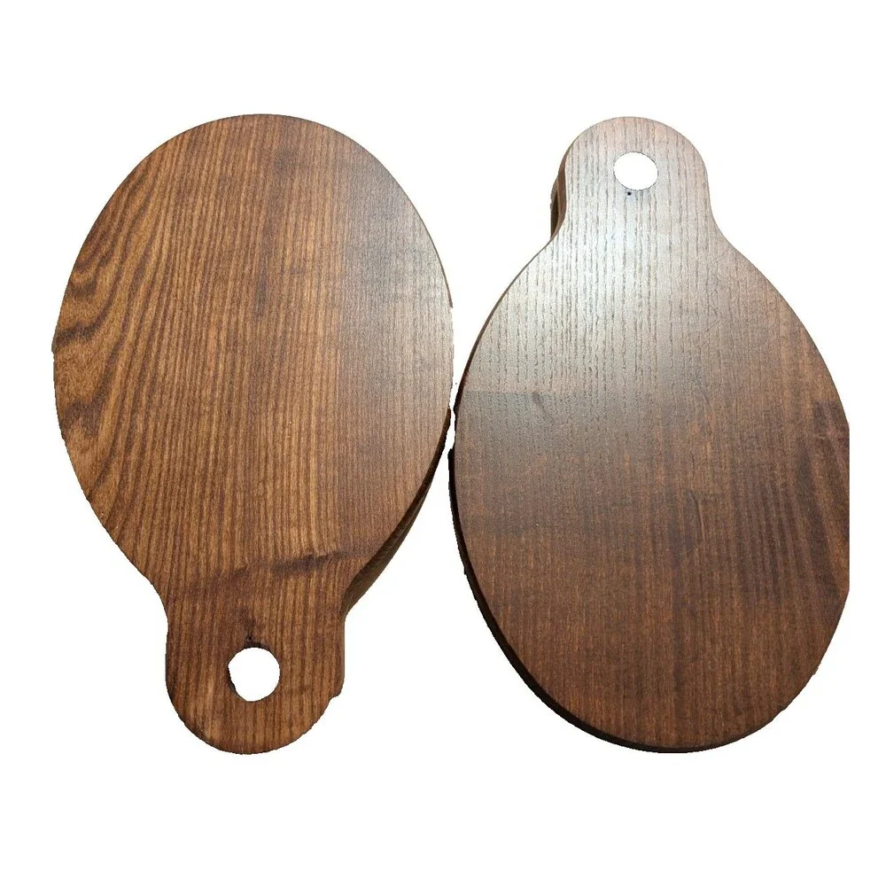 Vintage Wilton Armetale Sizzle Platters/Fajitas Grill 2 Sets With Wood Trivets